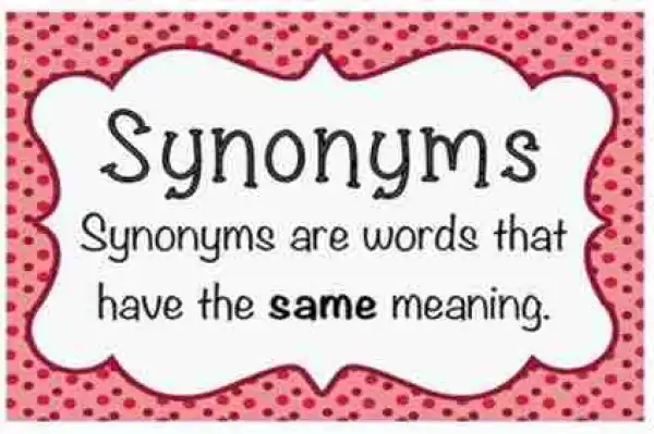 Words That Sound Like Opposite But Are Actually Synonyms